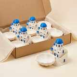 Trade case of six Santorini coastal catchalls